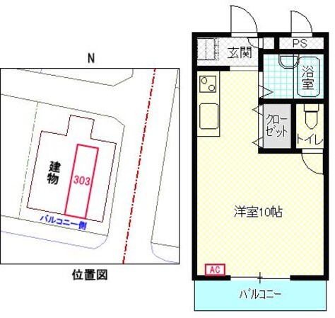 三条駅 徒歩11分 3階の物件間取画像